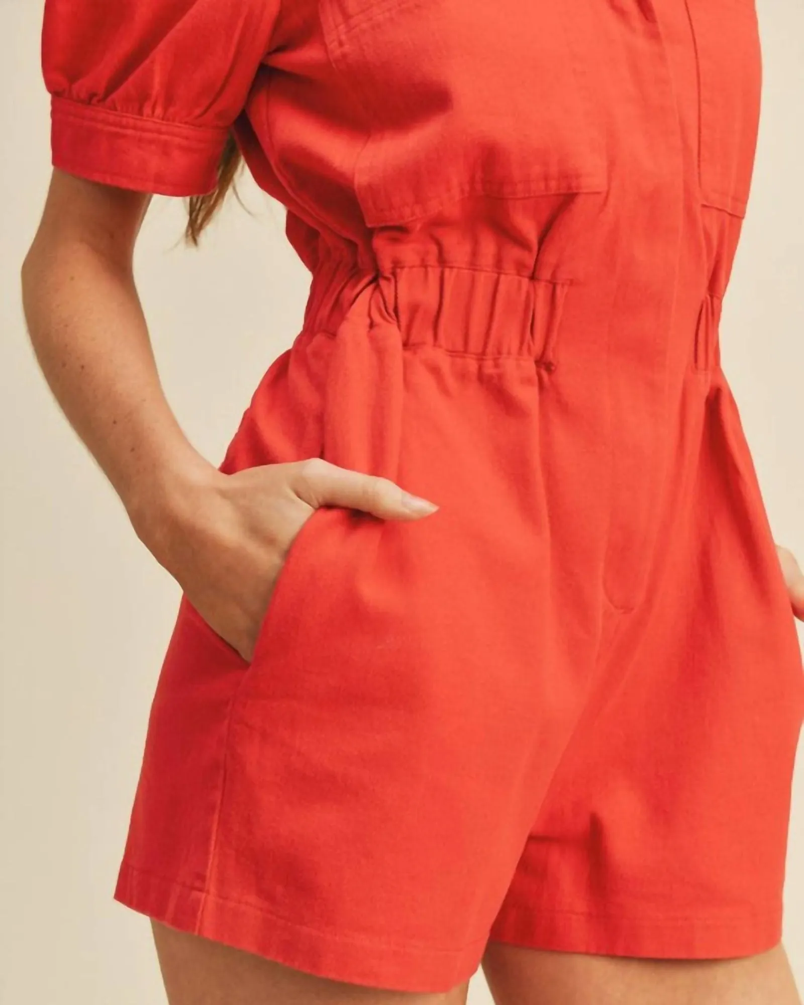 Have A Little Fun Romper In Red | Red