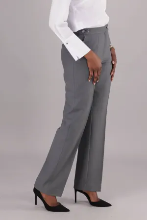 Helga high rise straight leg pants - grey