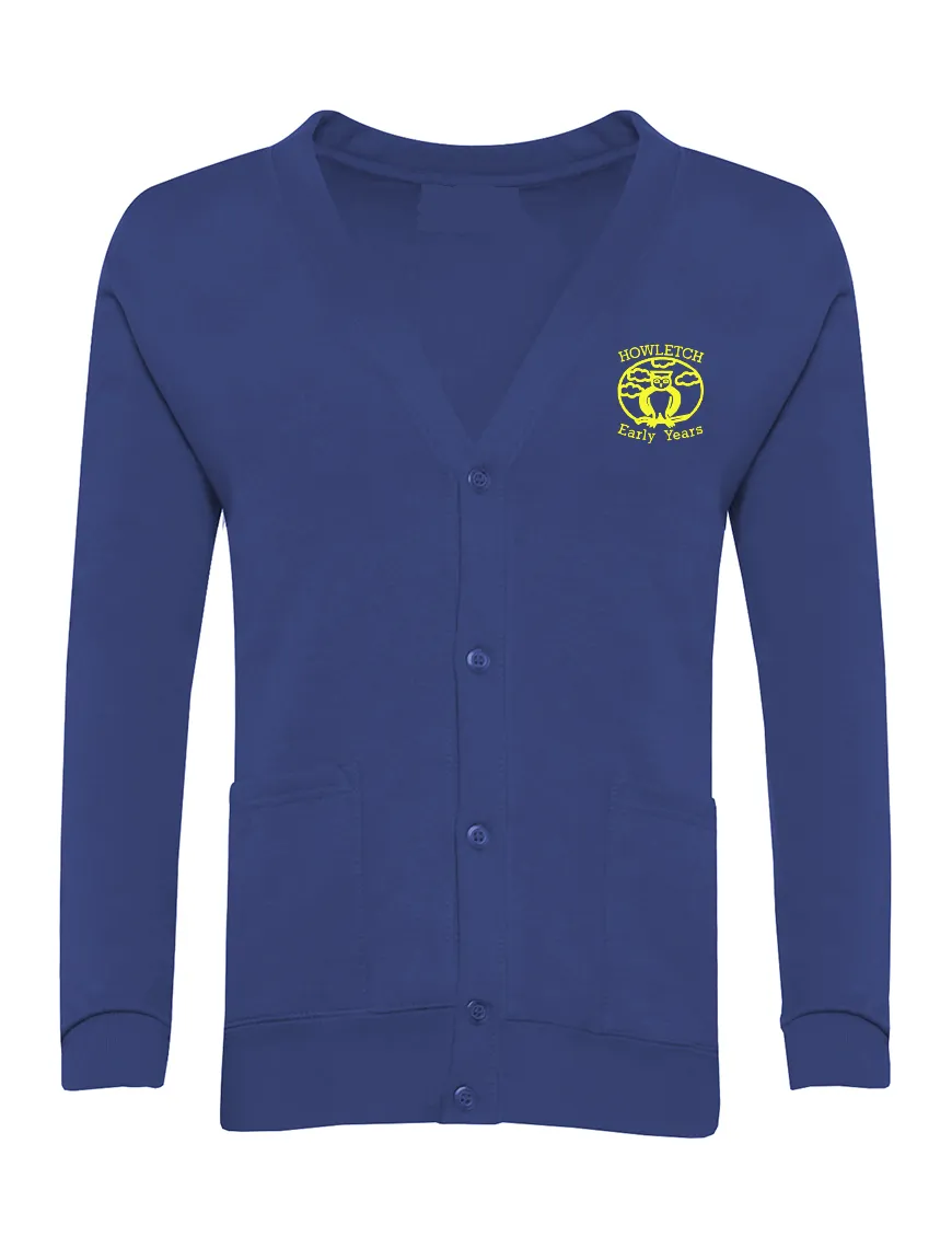 Howletch Early Years Nursery Royal Blue Cardigan