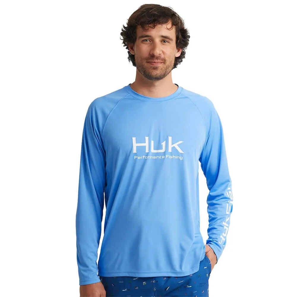 Huk Performance Vented Pursuit Long Sleeve T-Shirt - Marolina Blue