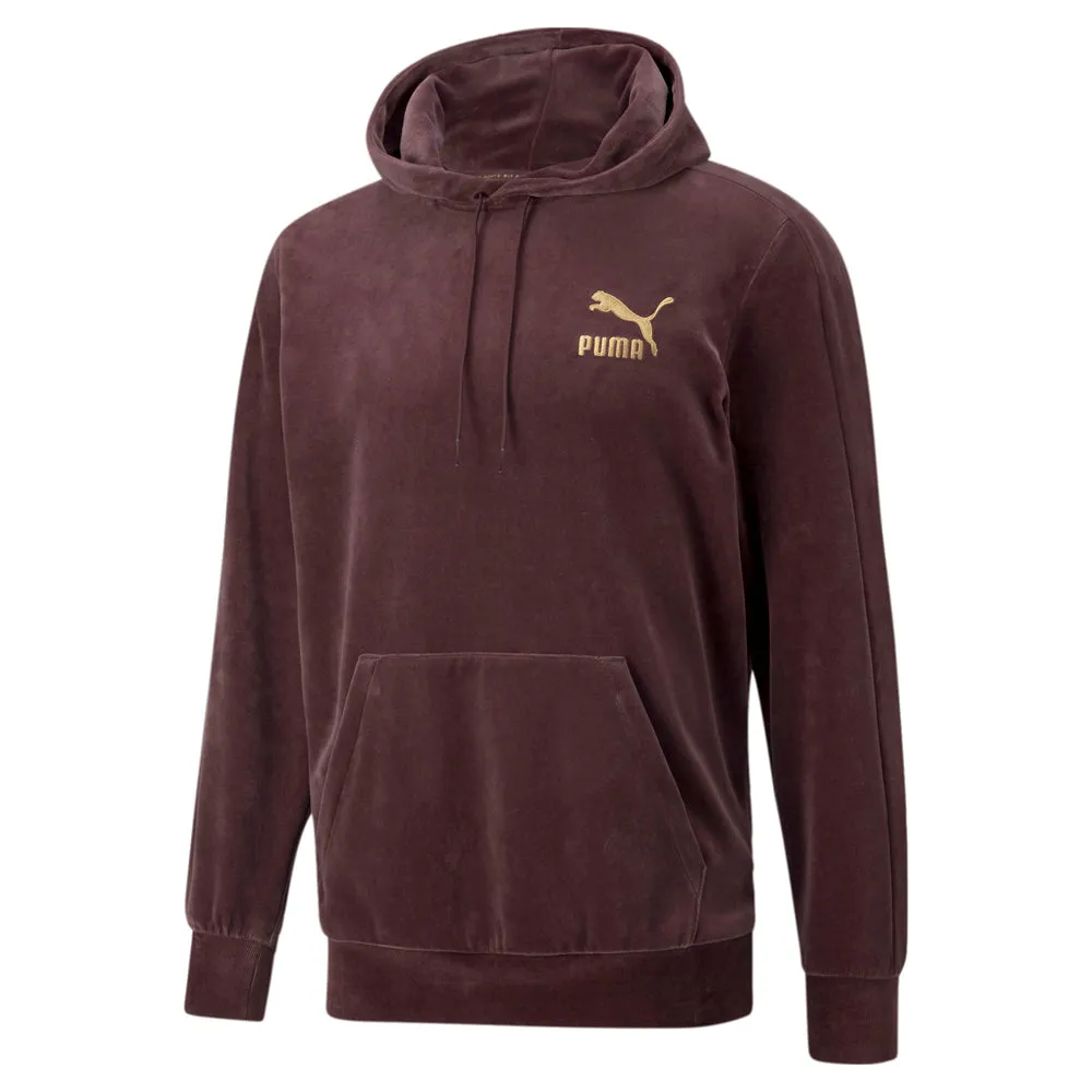 Iconic T7 Velour Pullover Hoodie