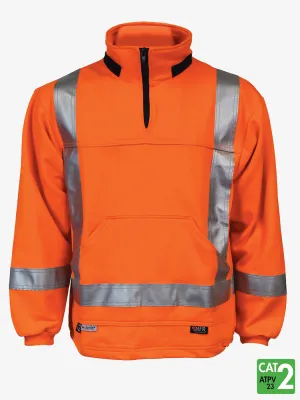 IFR OSO327- Orange Fleece Pullover 1/4 Zip