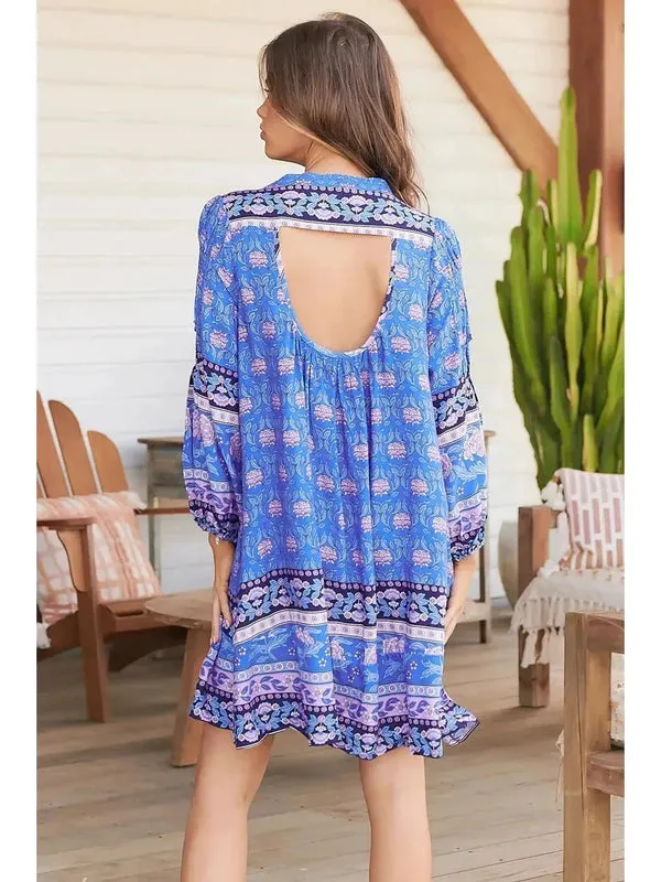 JAASE Day Bluey Print Jany Mini Dress