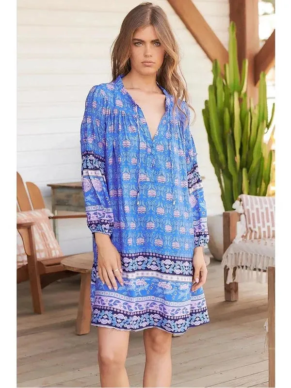 JAASE Day Bluey Print Jany Mini Dress