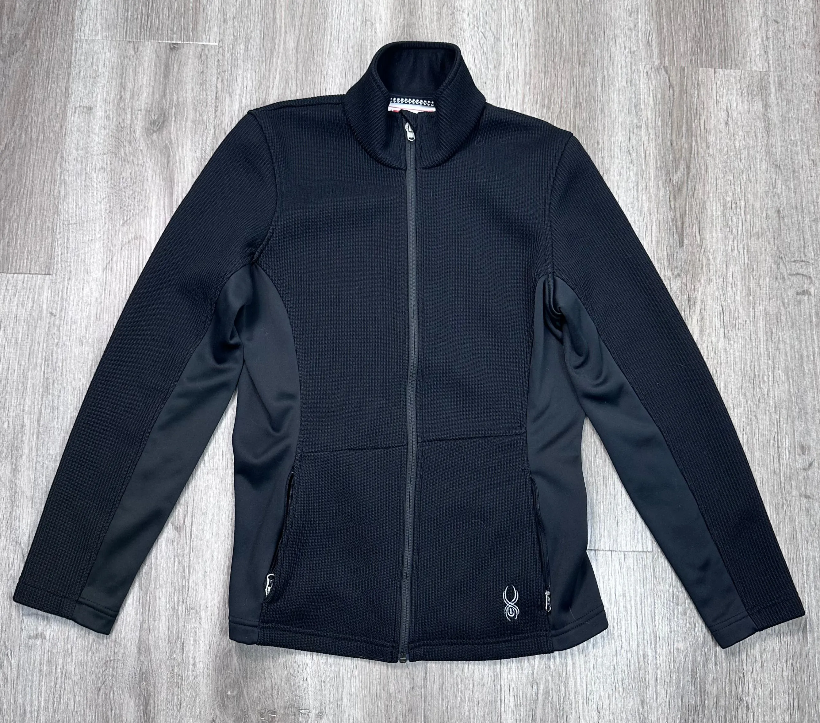 Jacket Fleece By Spyder In Black, Size: L