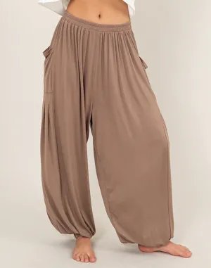 Jersey High-Waist Balloon Pants