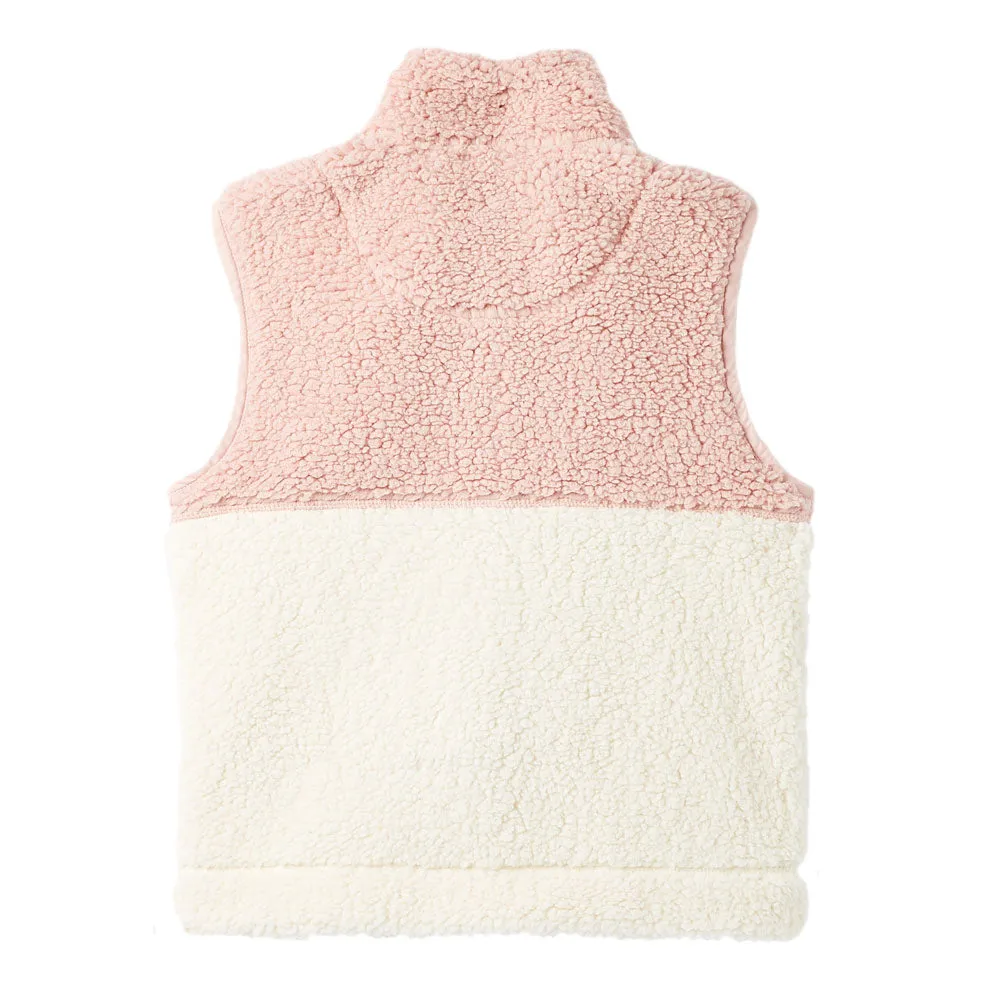 Joules Girls Mallory Fleece Mix Gilet