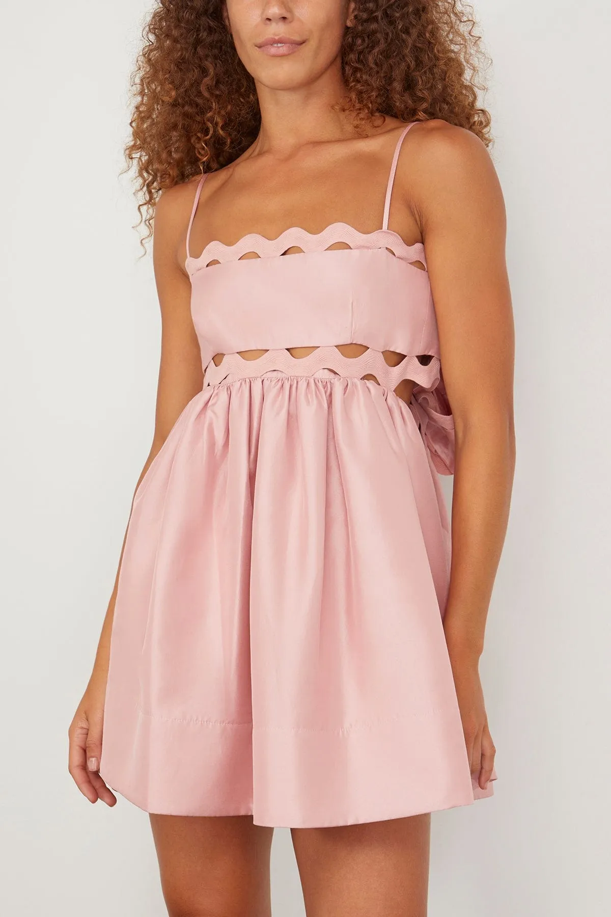 Kalina Mini Dress in Cloud Pink