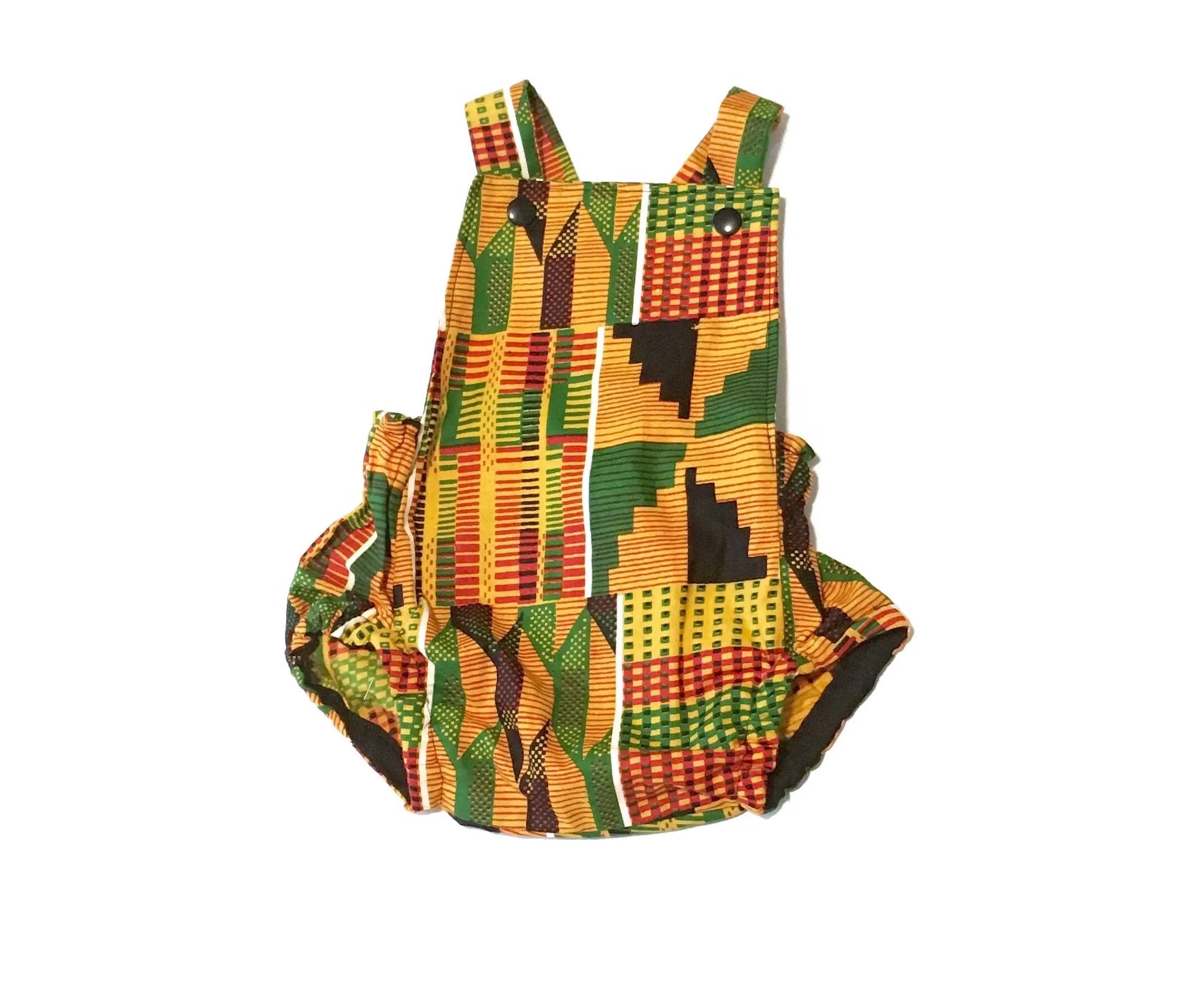 Kente Baby Boy One-Piece Romper