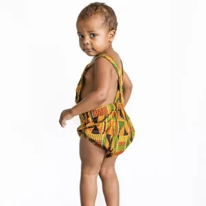 Kente Baby Boy One-Piece Romper