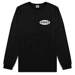 Kings Of New York Work Logo Mens Long Sleeve T-Shirt