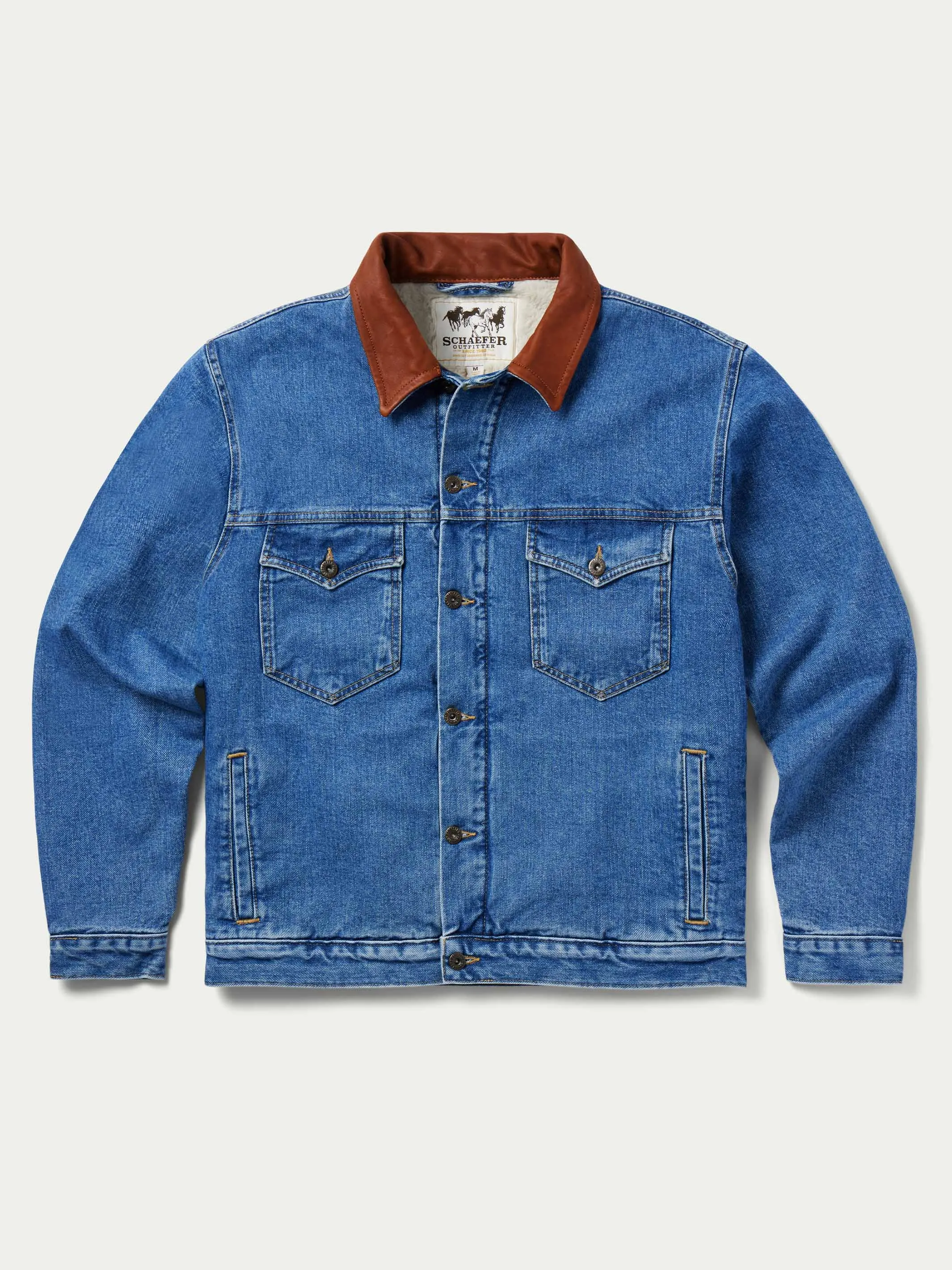 Legend Denim Jacket with Fleece Lining