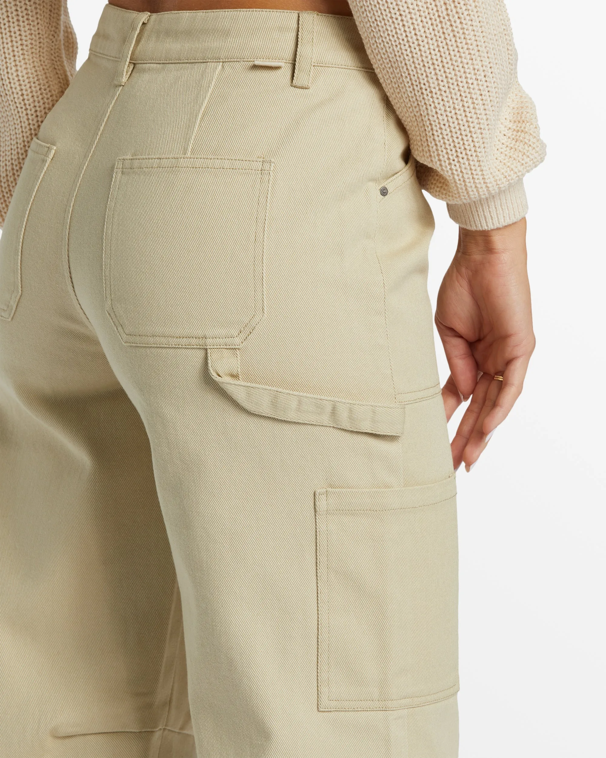 Leia Cargo Pants - Light Avocado