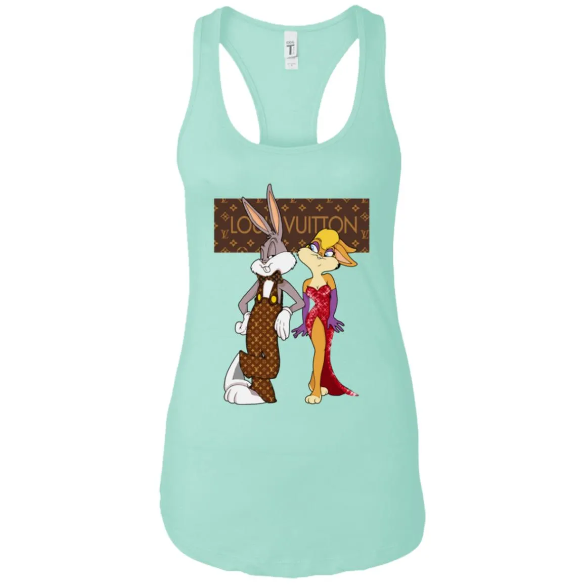 Louis Vuitton Rabbit Love Family T-shirt Women Tank Top