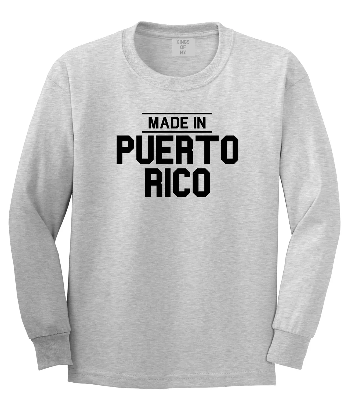 Made In Puerto Rico Mens Long Sleeve T-Shirt