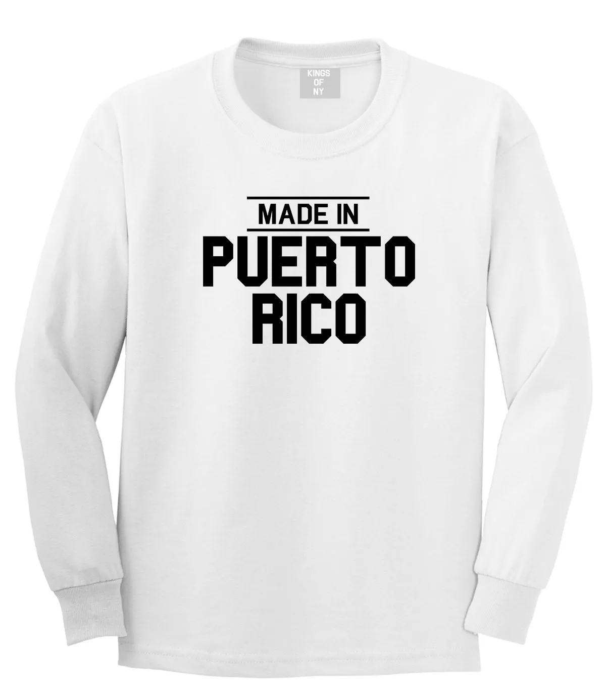 Made In Puerto Rico Mens Long Sleeve T-Shirt