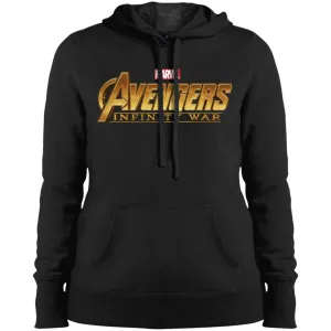 Marvel Avengers Infinity War Golden Logo Women Hooded Sweatshirt