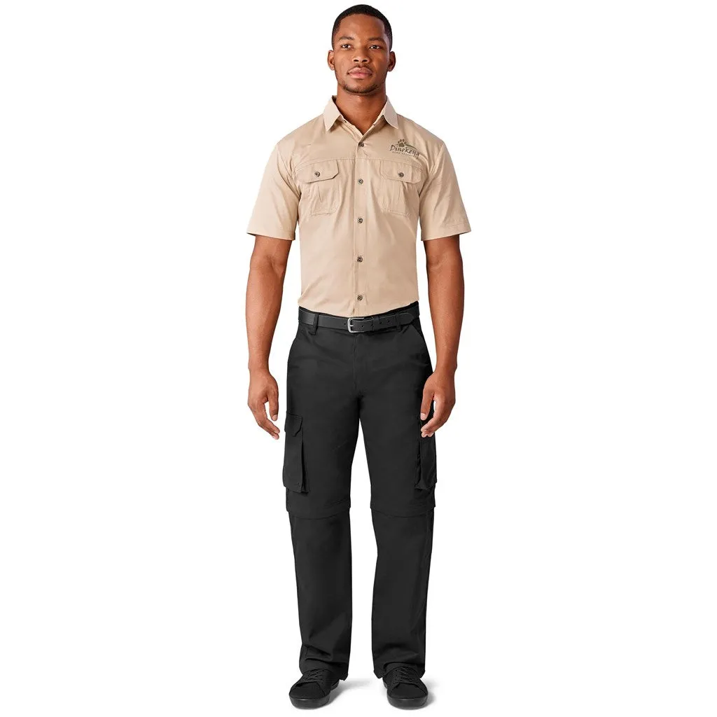 Mens Cargo Zip Off Pants