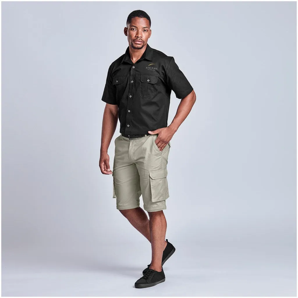 Mens Cargo Zip Off Pants