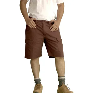 Men's Classic Cargo Short Pants (Brown)