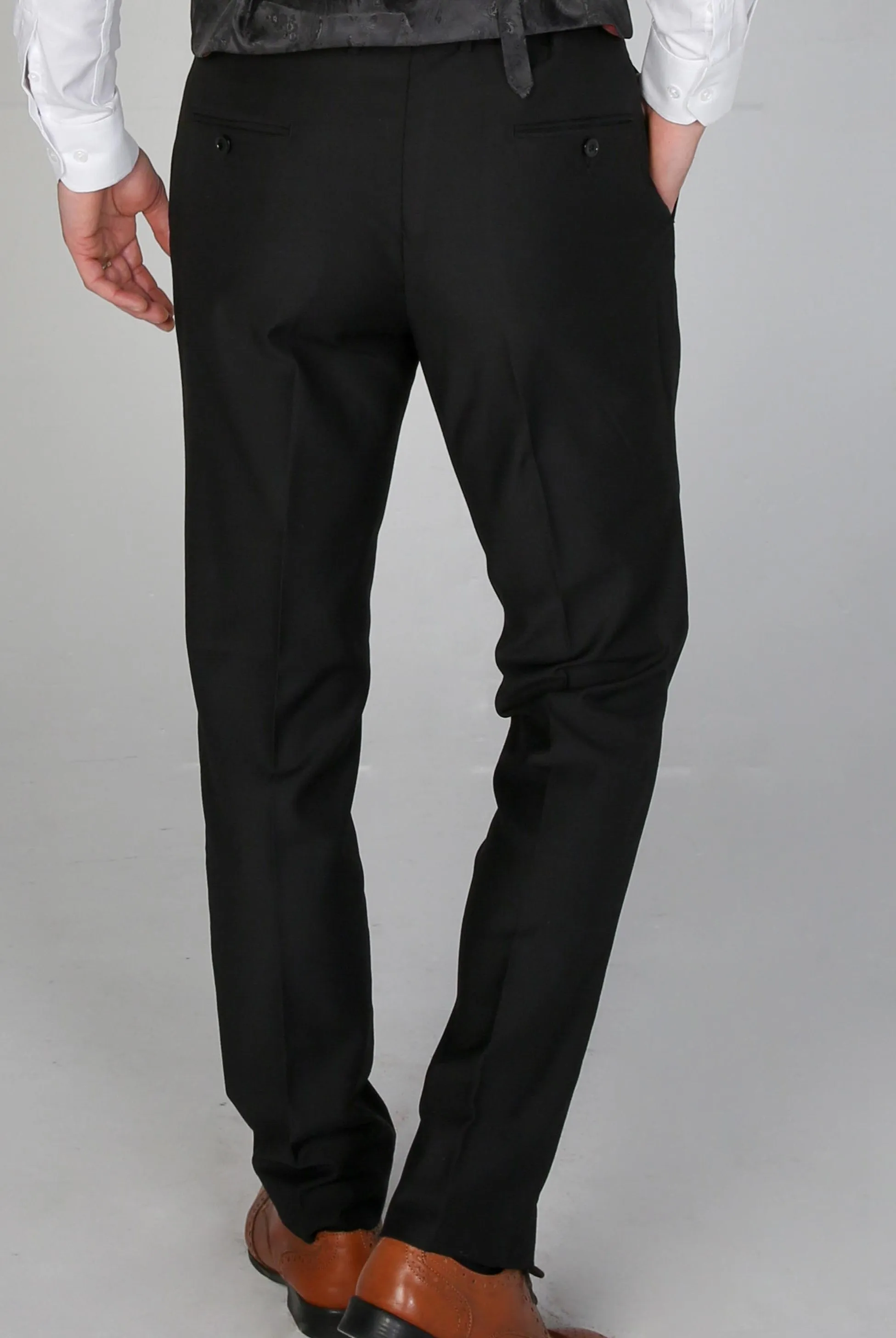 Men's Harry Black Trousers