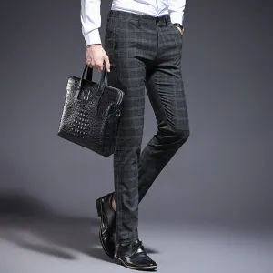 Men's Plaid Trousers