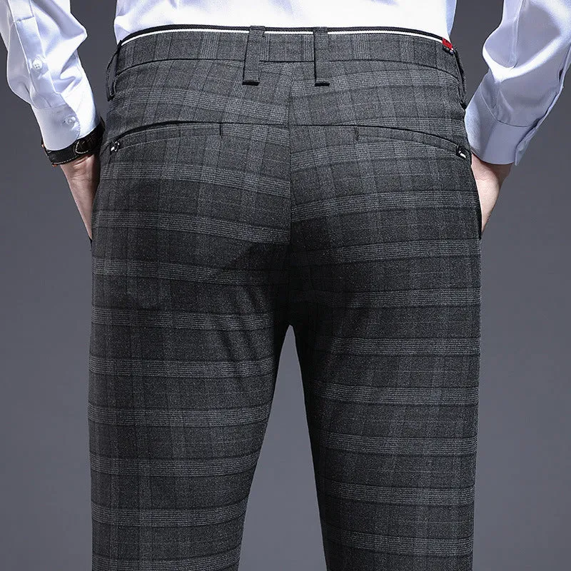 Men's Plaid Trousers