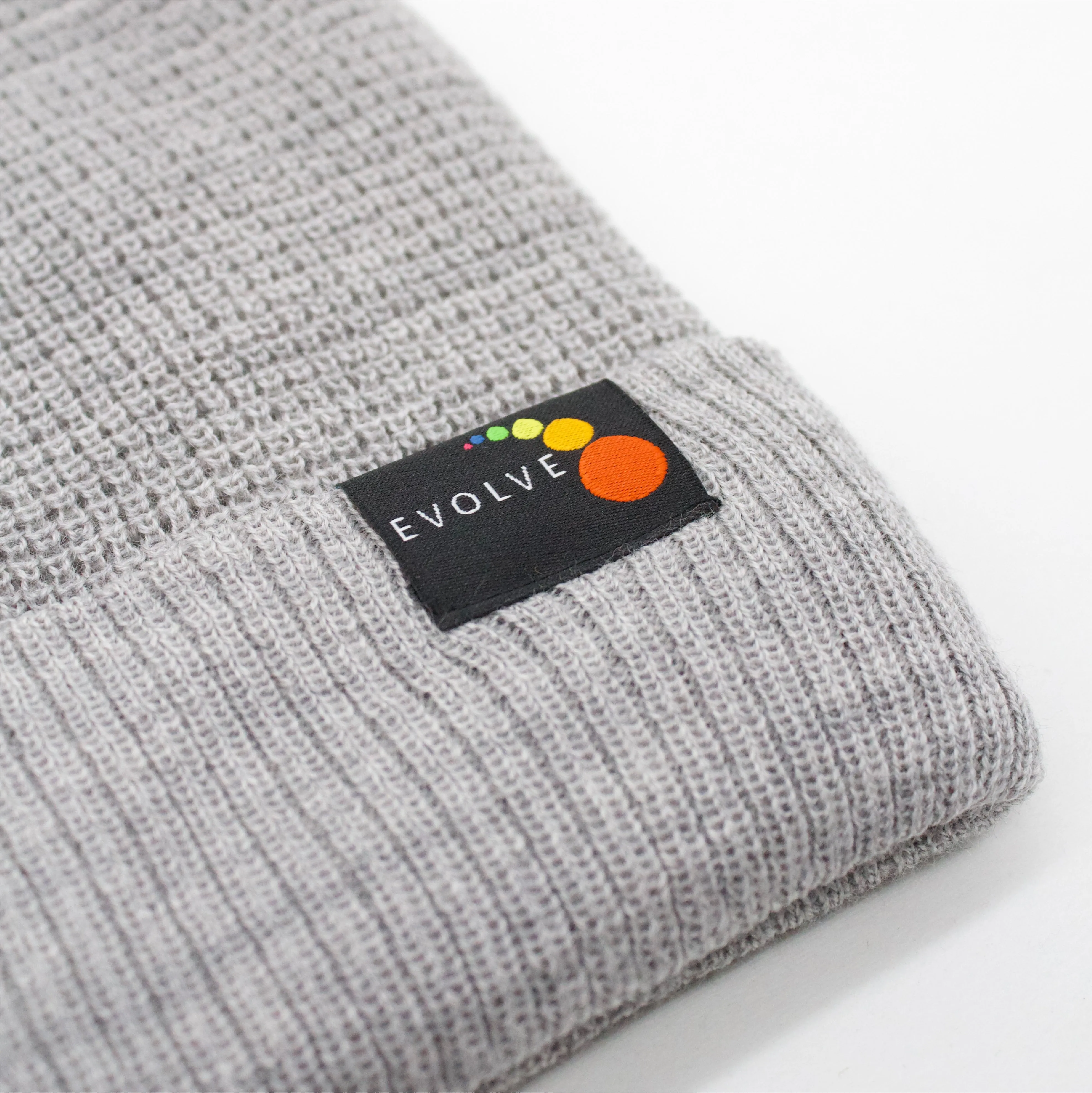 Merino Wool Beanie - Heather Grey