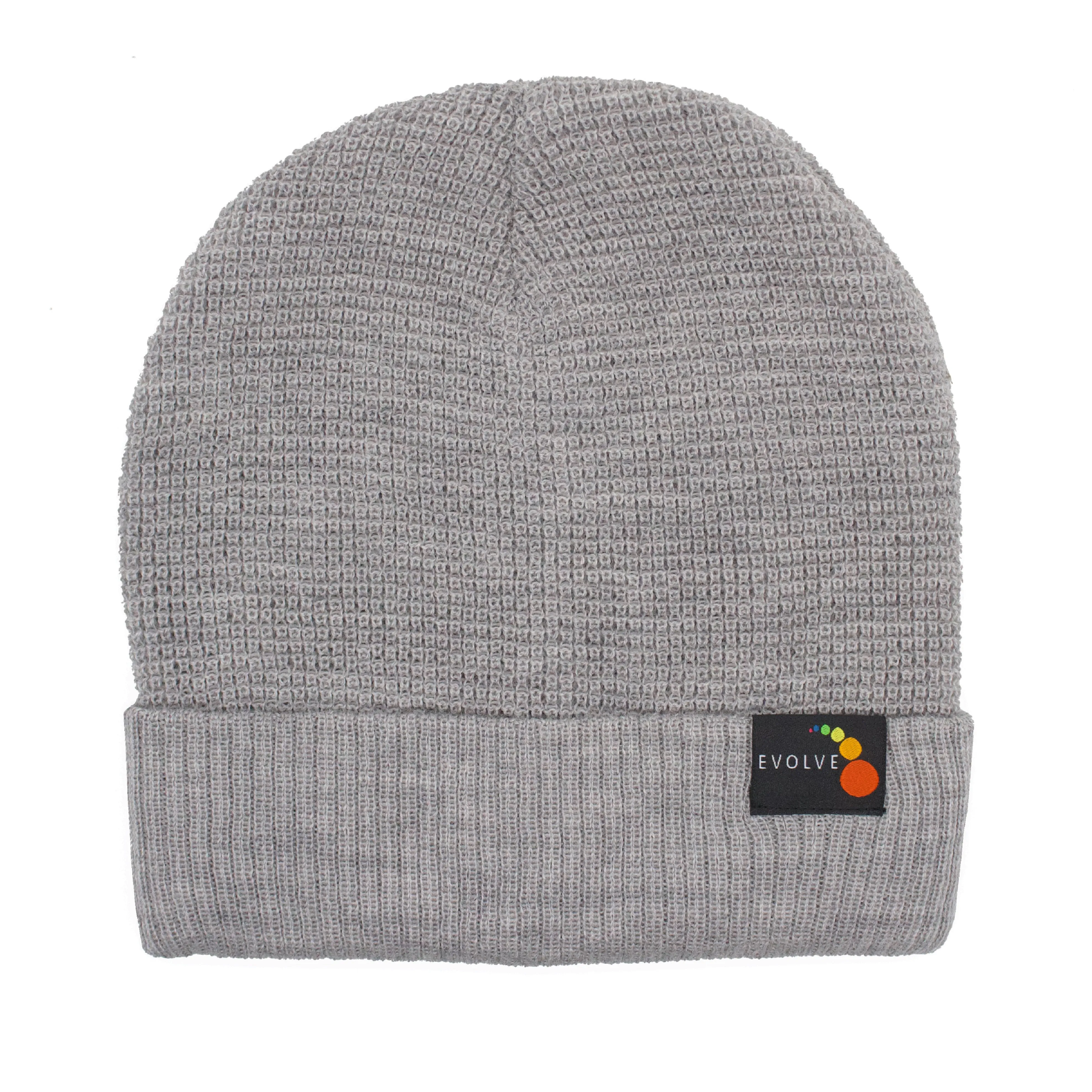 Merino Wool Beanie - Heather Grey