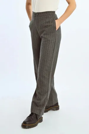 Milo Menswear Striped Trousers