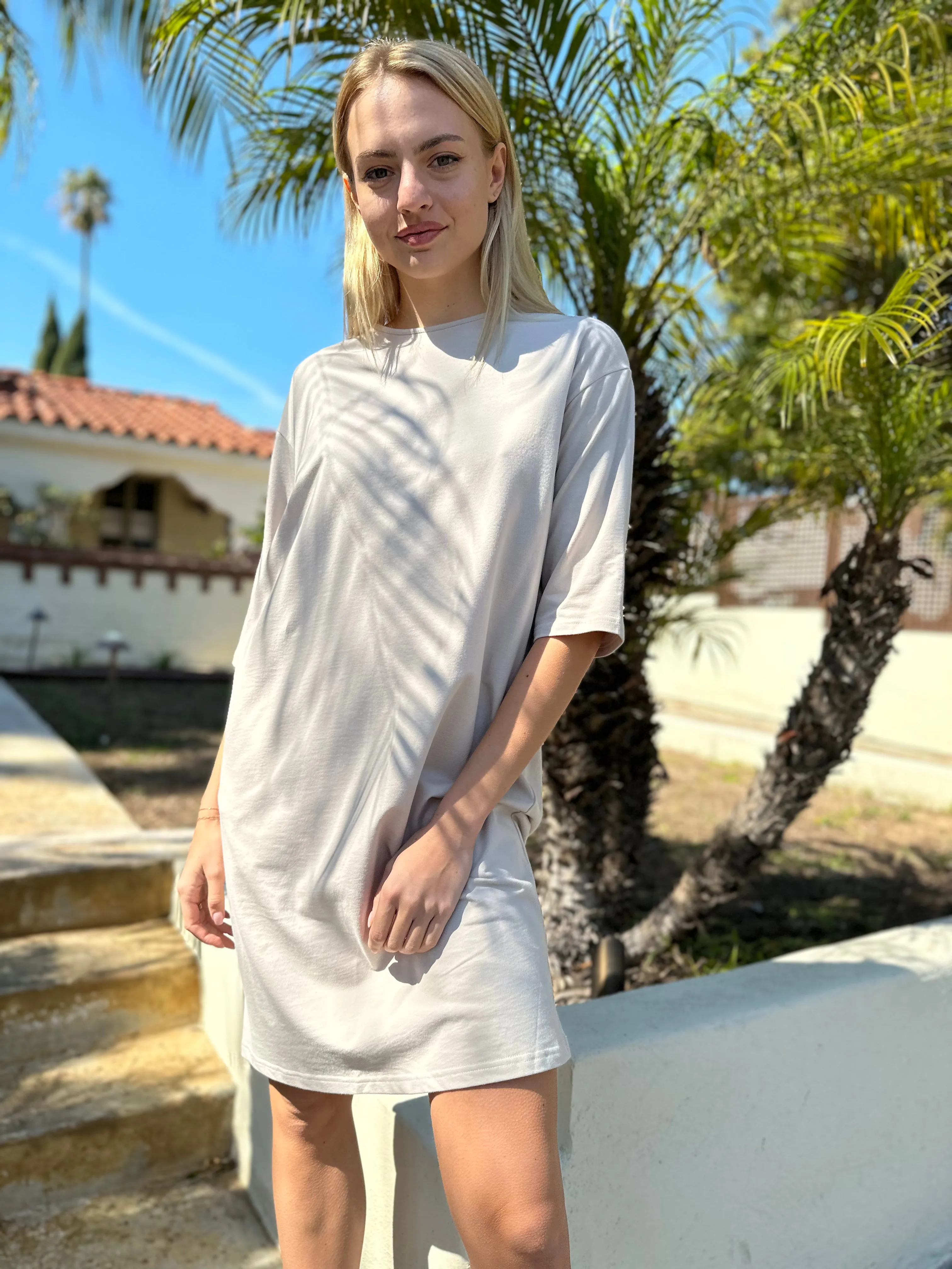 MM EVERYTHING TERRY TSHIRT DRESS