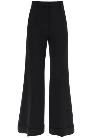 Moschino flared trousers in stretch cady