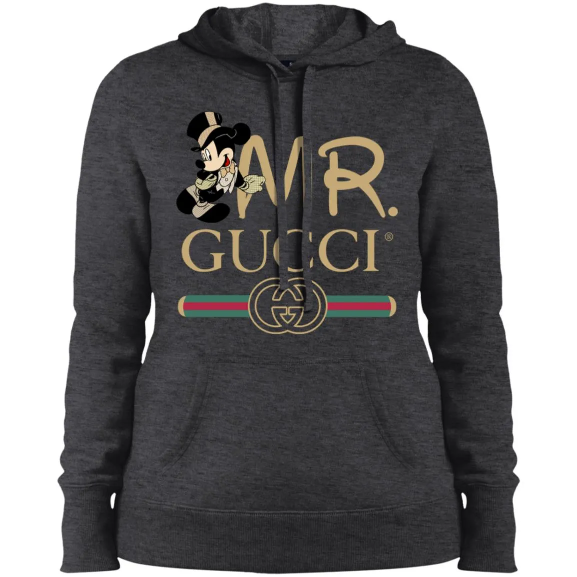 Mr Mickey Gucci Couple Disney Shirt Valentine's Day T-shirt Women Hooded Sweatshirt