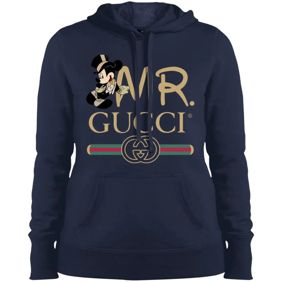 Mr Mickey Gucci Couple Disney Shirt Valentine's Day T-shirt Women Hooded Sweatshirt