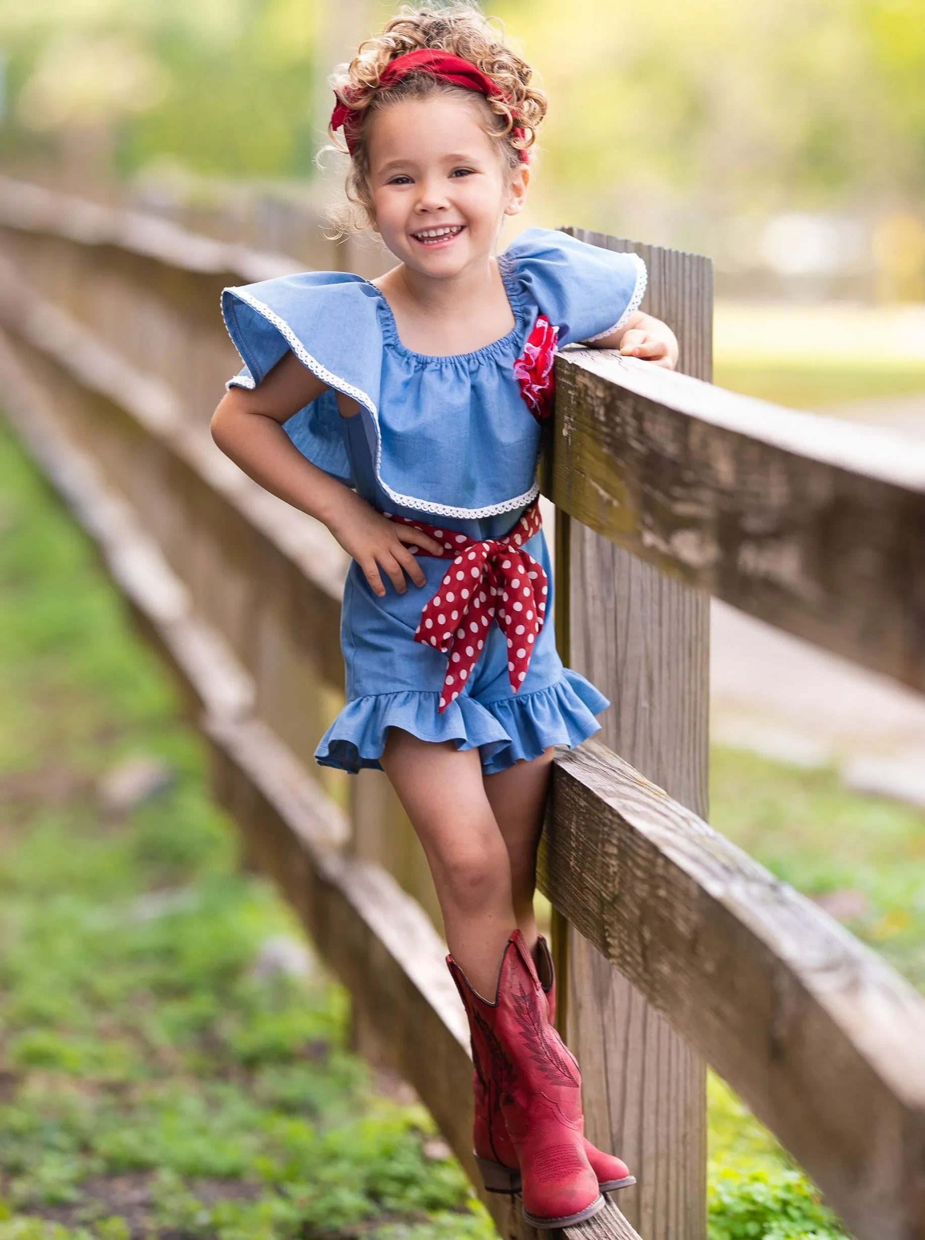 My First Rodeo Ruffle Romper