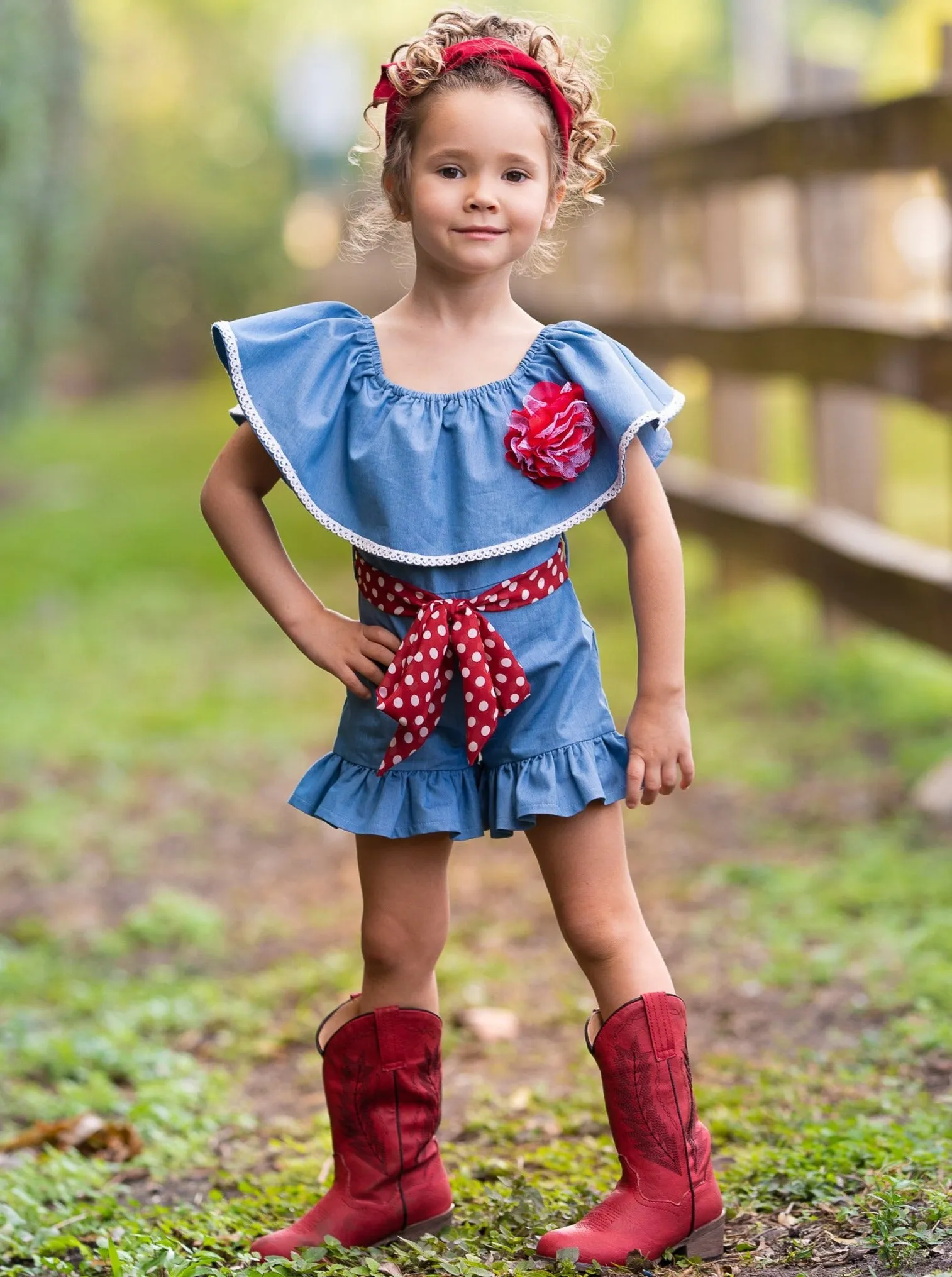 My First Rodeo Ruffle Romper