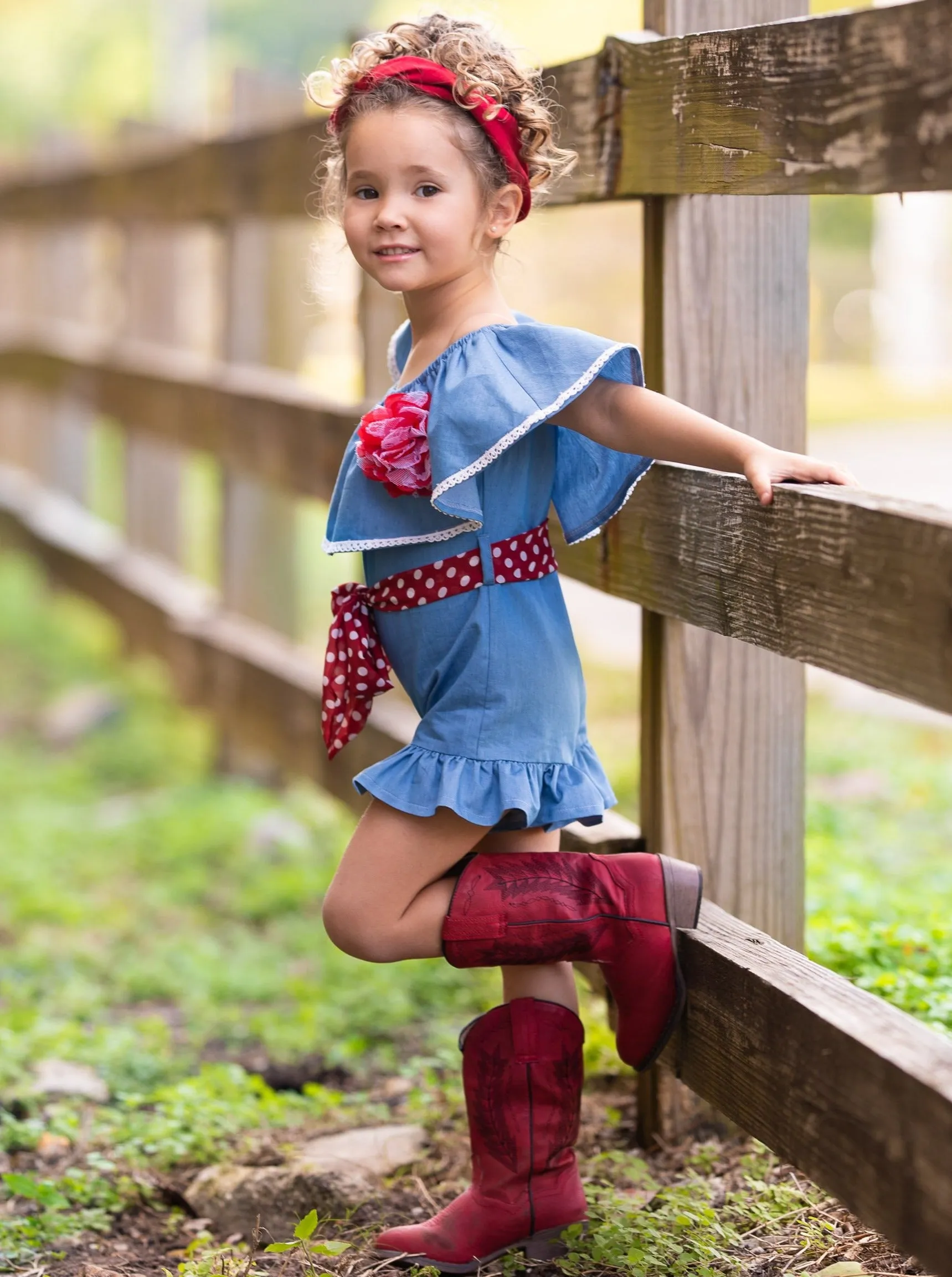 My First Rodeo Ruffle Romper