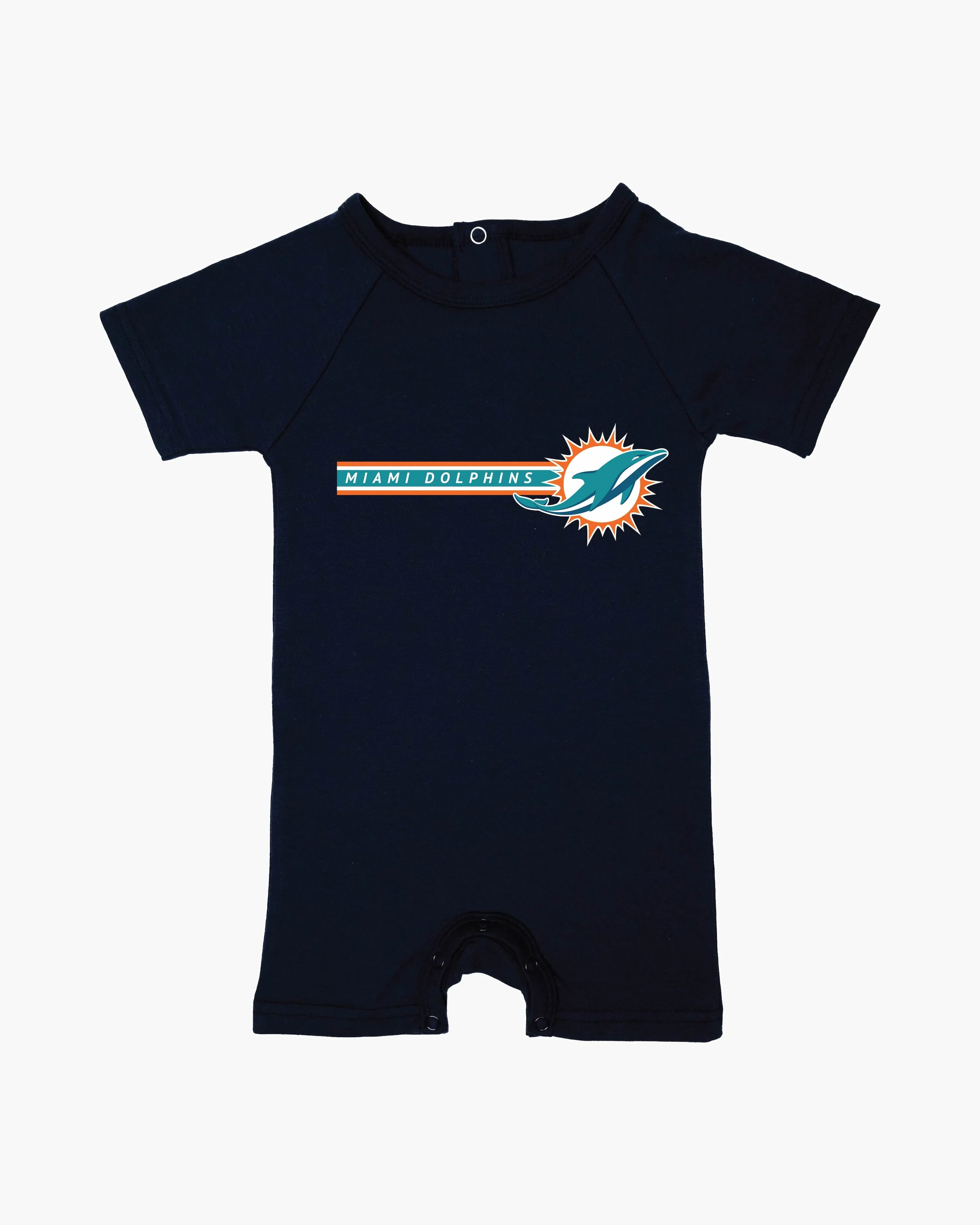 NFL Team Baby Navy Organic Cotton Romper