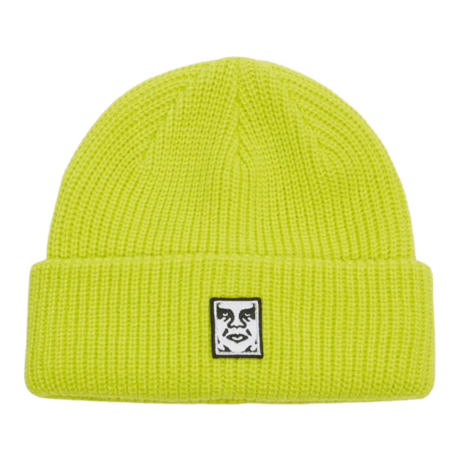 OBEY MID ICON PATCH CUFF BEANIE EVENING PRIMROSE