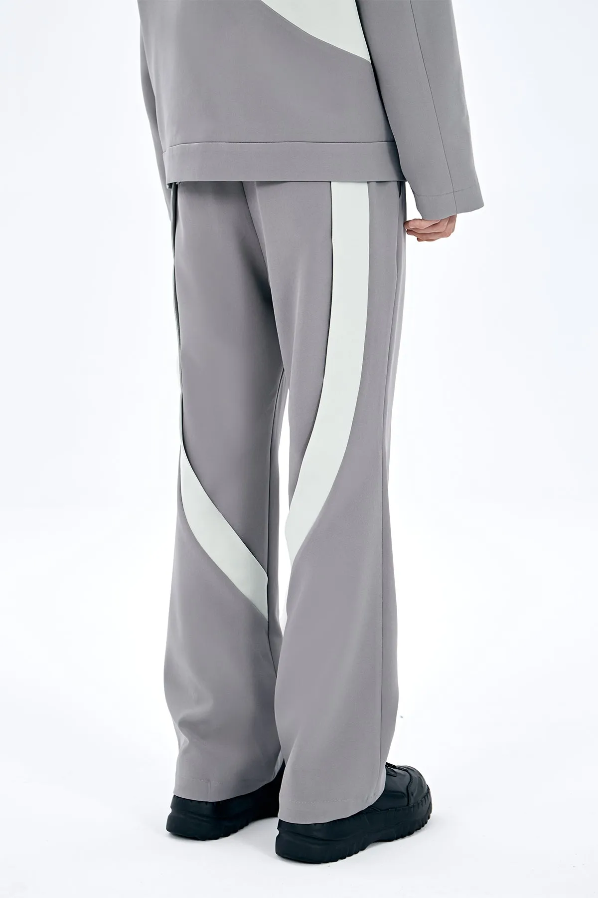 OFFWORLD OFFICER patchwork drape pants