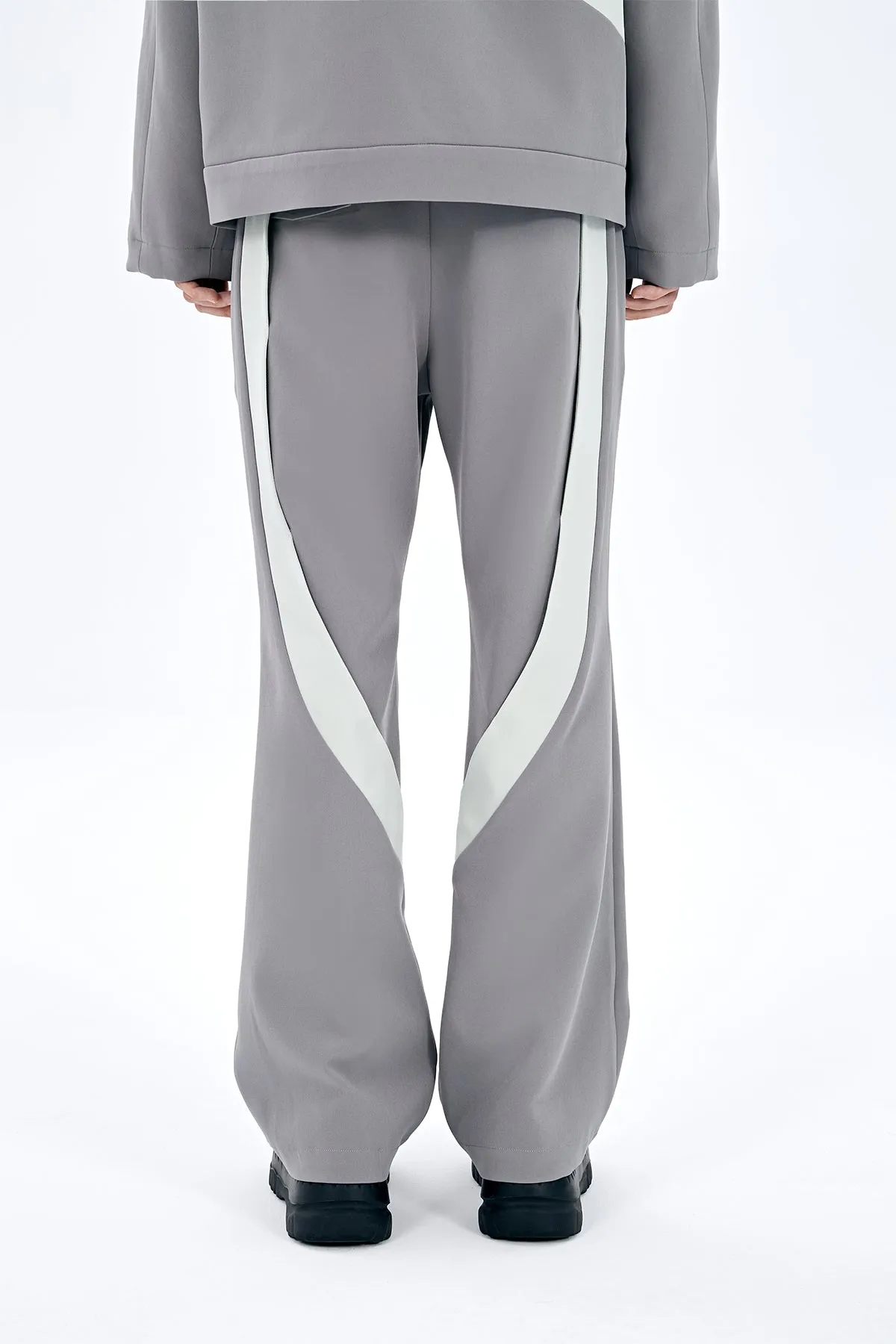 OFFWORLD OFFICER patchwork drape pants