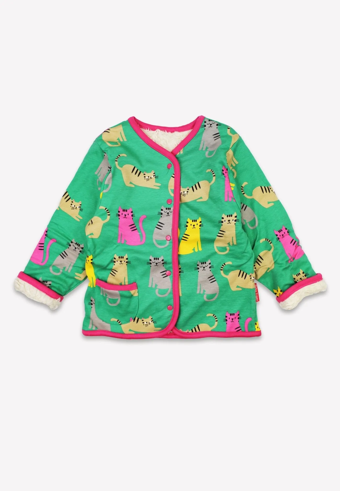 Organic Kitten Print Reversible Jacket