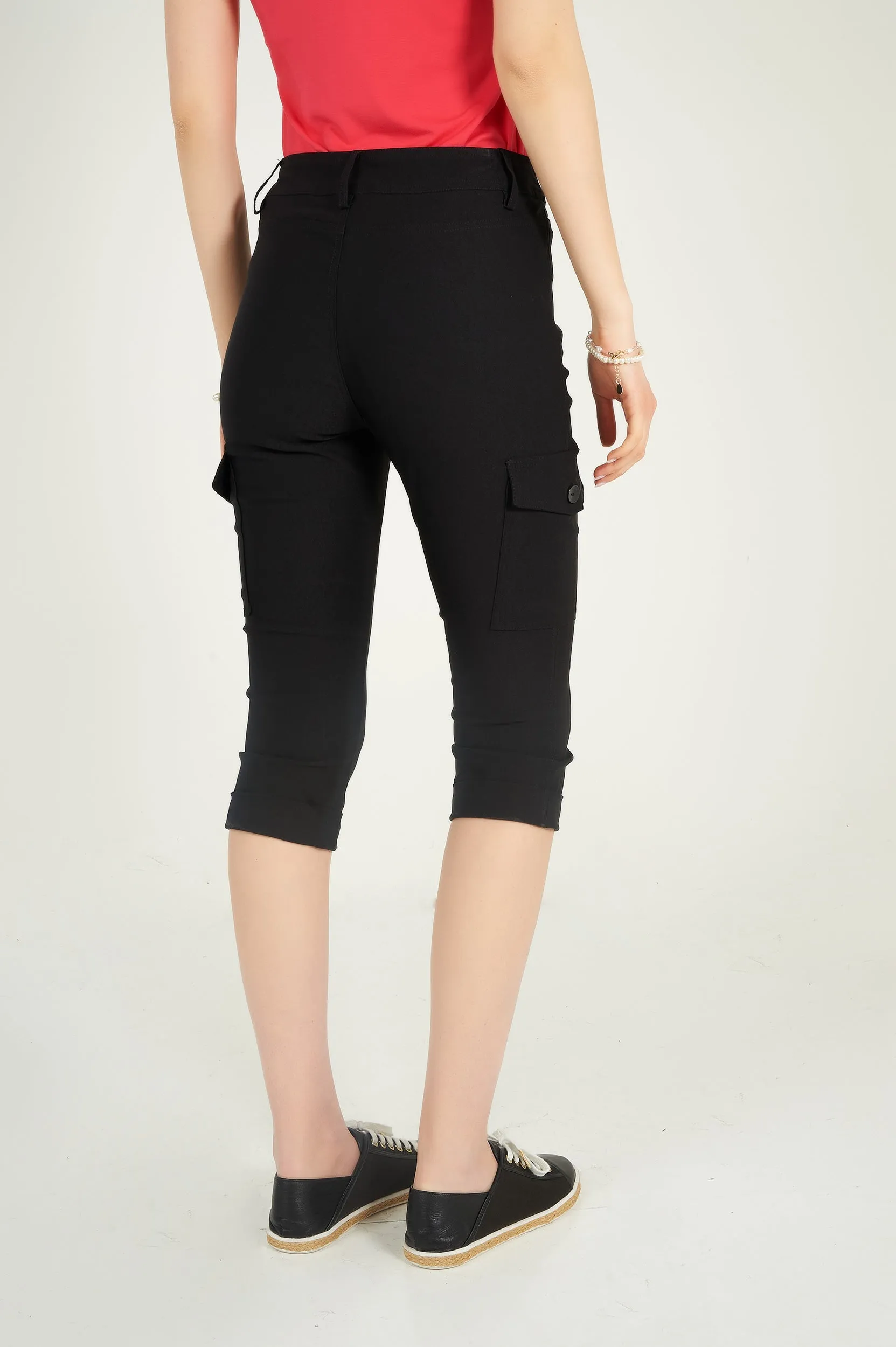 Pantalon capri cargo - GINGER-X1 - (R-B6)