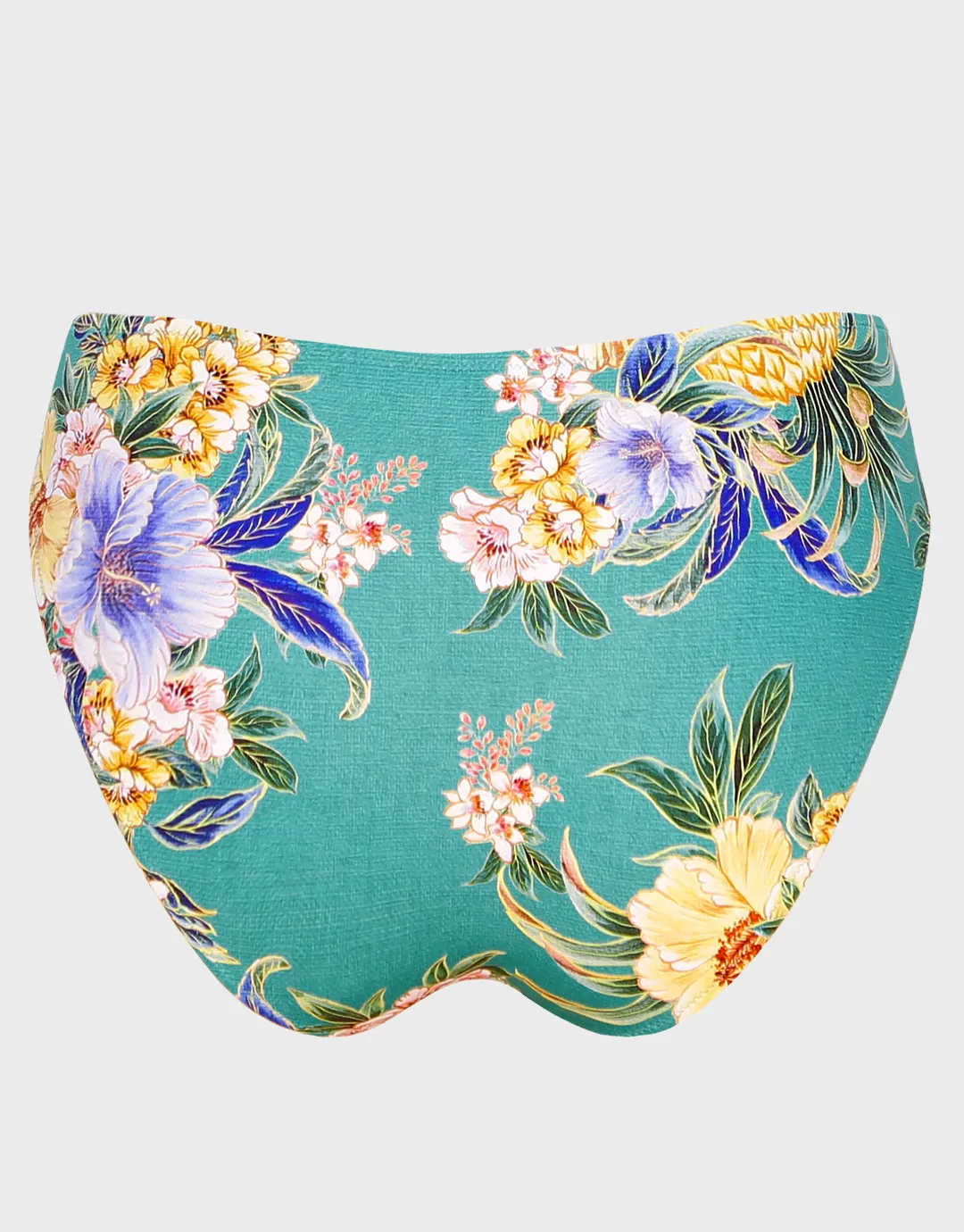 Pineapple Sea High Waist Bikini Pant - Tropical Breeze