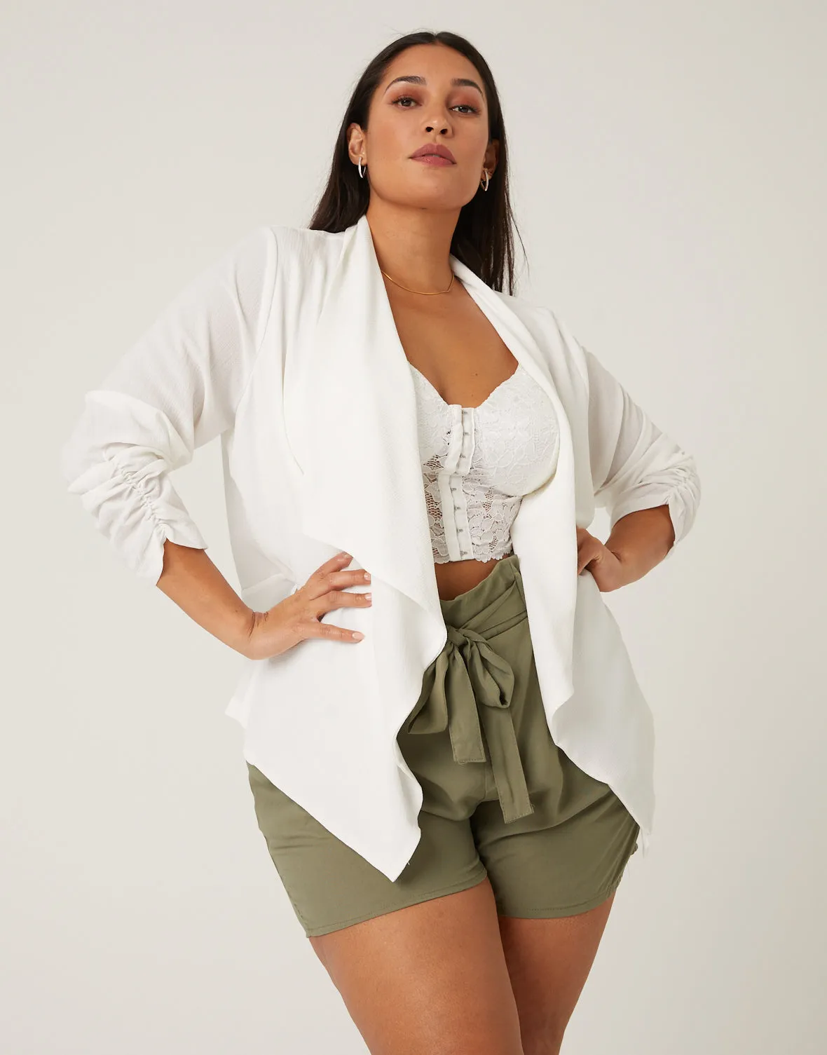 Plus Size Lauren Flowy Cardigan