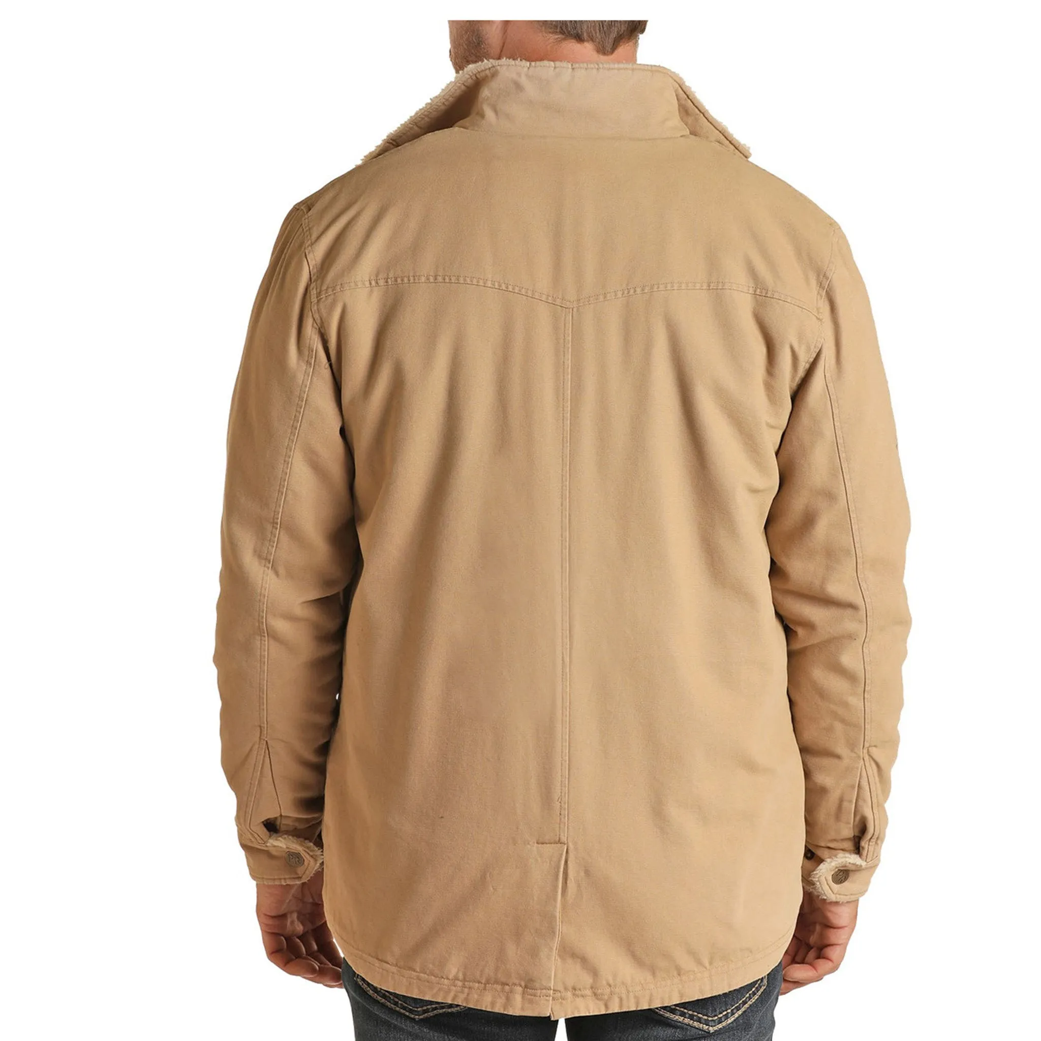 Powder River Tan Brushed Cotton Canvas Jacket