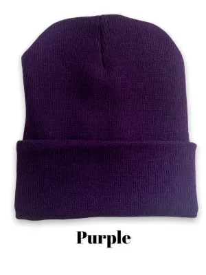 Purple Beanie