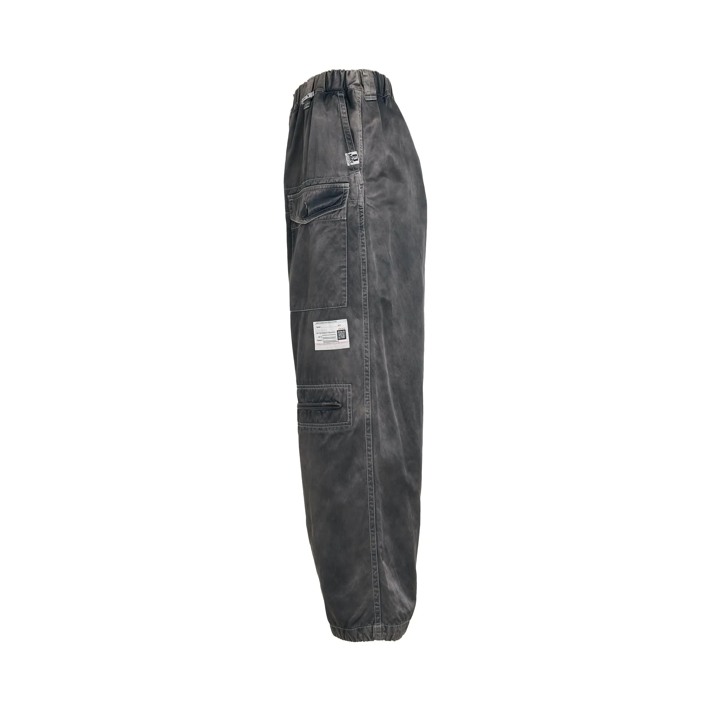 Rc Twill Cargo Trouser in Black