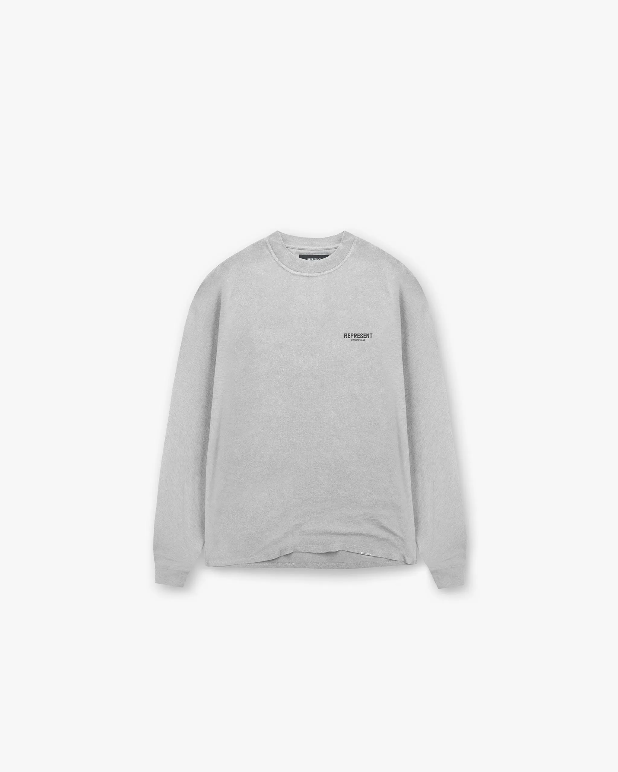 Represent Owners Club Long Sleeve T-Shirt - Ash Grey