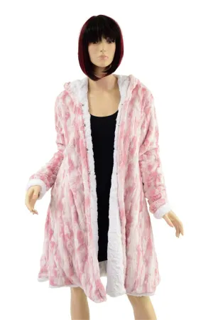 Reversible Double Minky A Line Coat